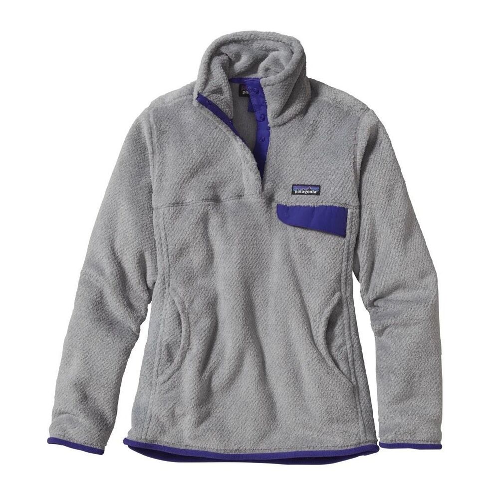Patagonia Women’s Re-Tool Snap-T Pullover‎ Gray/Blue Size Medium